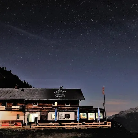 ホテル Berggasthof Singerhutte In Hofen, Reutte *